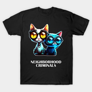 Cat Cute Neighborhood Criminals T-Shirt